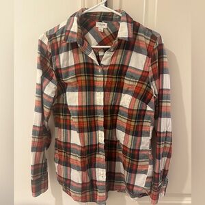 J.Crew Multicolor Plaid Shirt